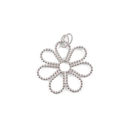 Silver Flower Pendant