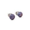 Purple Freshwater Pearl Earrings