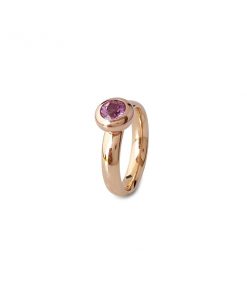 Rosegouden Roze Saffier Ring