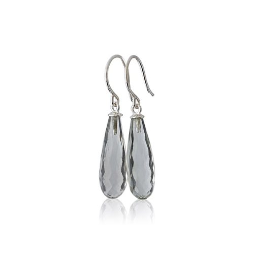 Silver Prasiolite Earrings