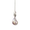 Zilveren Barok Parel Hanger