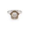 Flower Ring Small Pearl