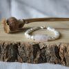Parel en rozenkwarts armband