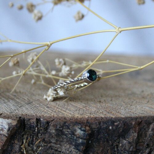 Twistring groene toermalijn