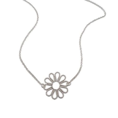 Silver Flower Necklace