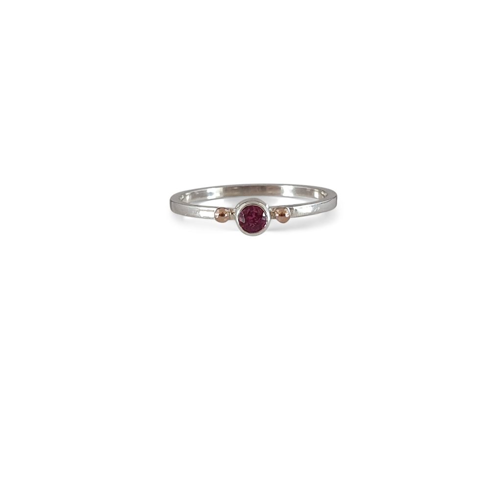 Silver Ring With Tourmaline