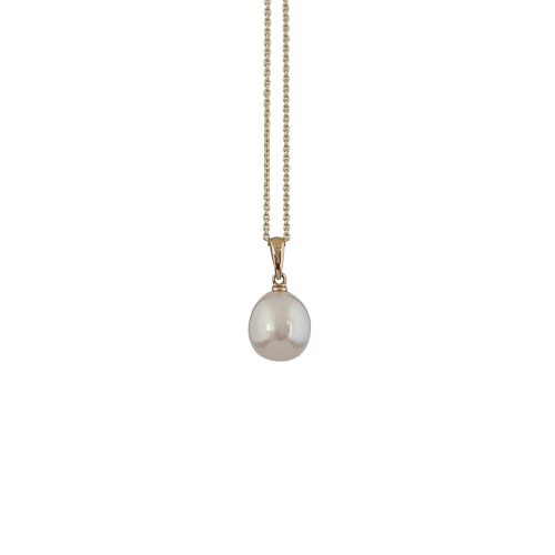 Yellow Gold Pearl Pendant