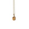 Yellow Gold Citrine Pendant