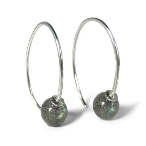 Lobem Earrings Medium Labradorite