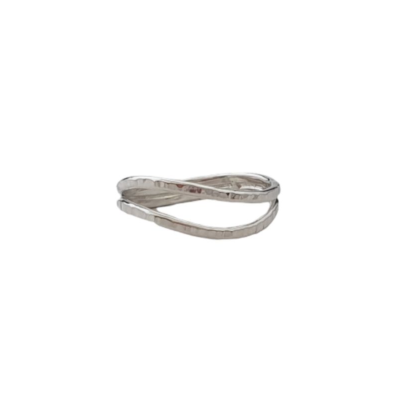 Silver Waves Hammersmith Ring