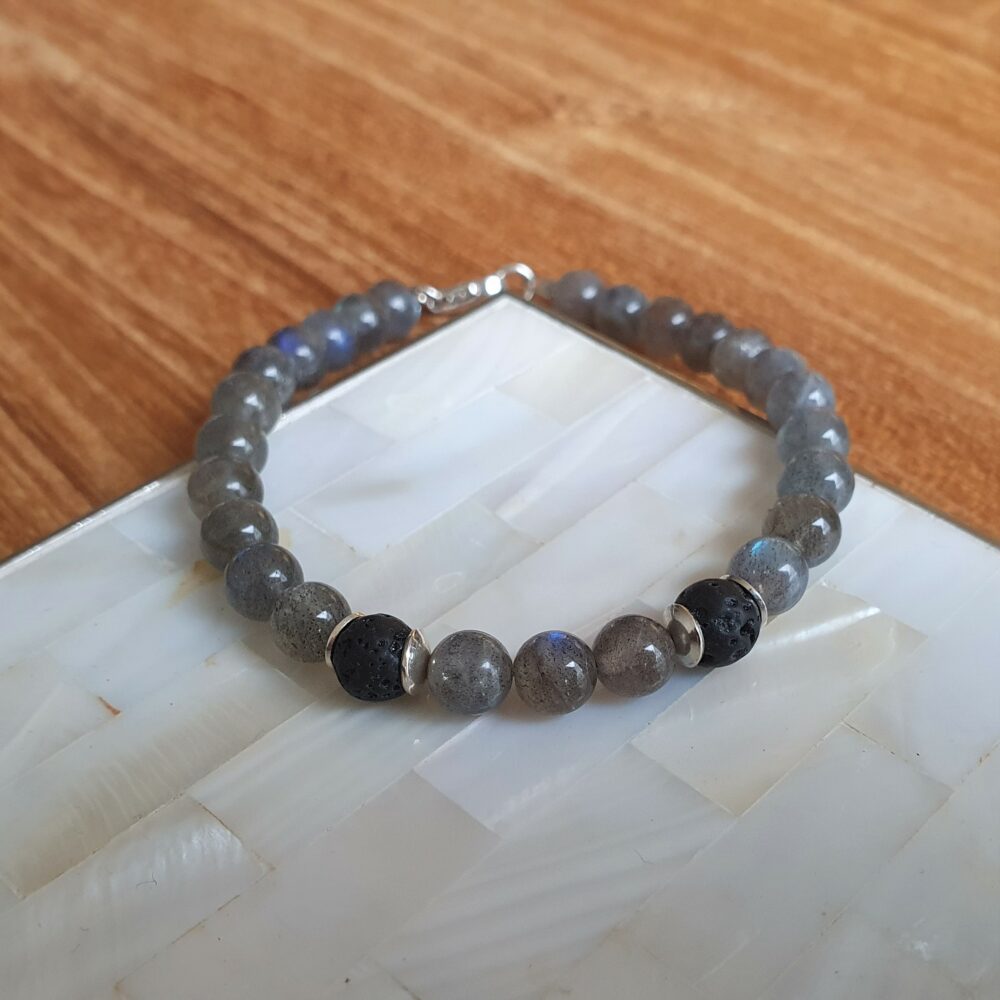 Labradorite Diffuser Bracelet