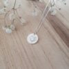 Silver necklace with pendant