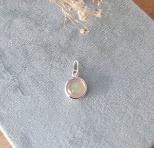 Silver Opal Pendant