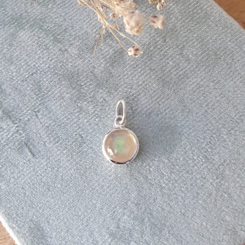 Silver Opal Pendant