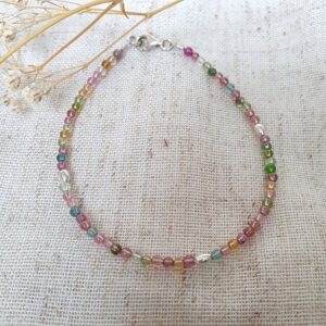 Bracelet Tourmaline Mix Silver