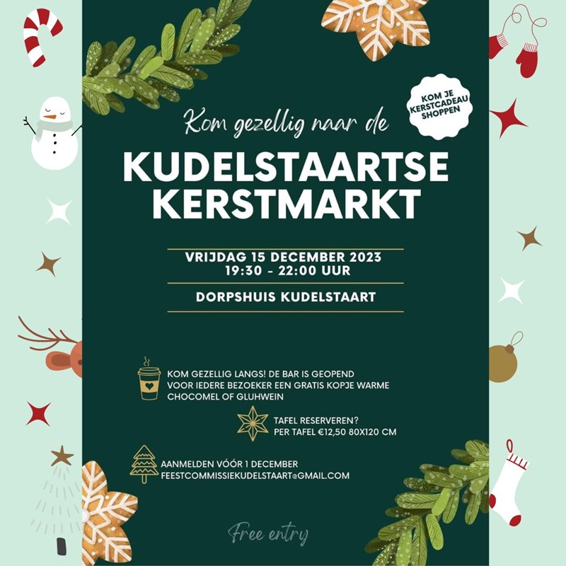 Kerstmarkt Kudelstaart 2023