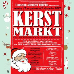 Kerstmarkt Historische Tuin Aalsmeer 2025