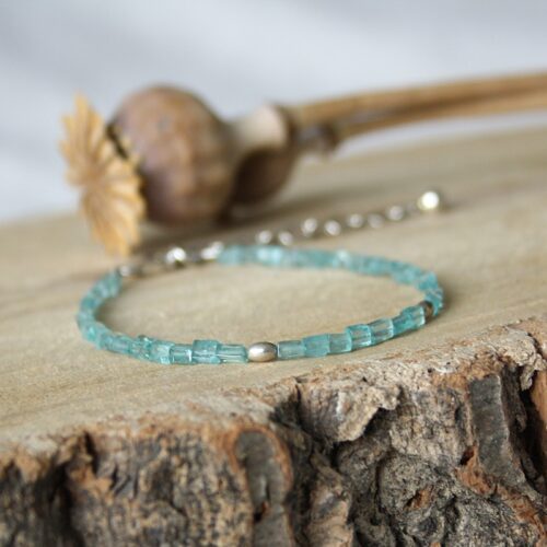 Zilveren Apatiet Armband