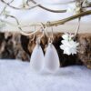 Zilveren Bergkristal Oorbellen Frost