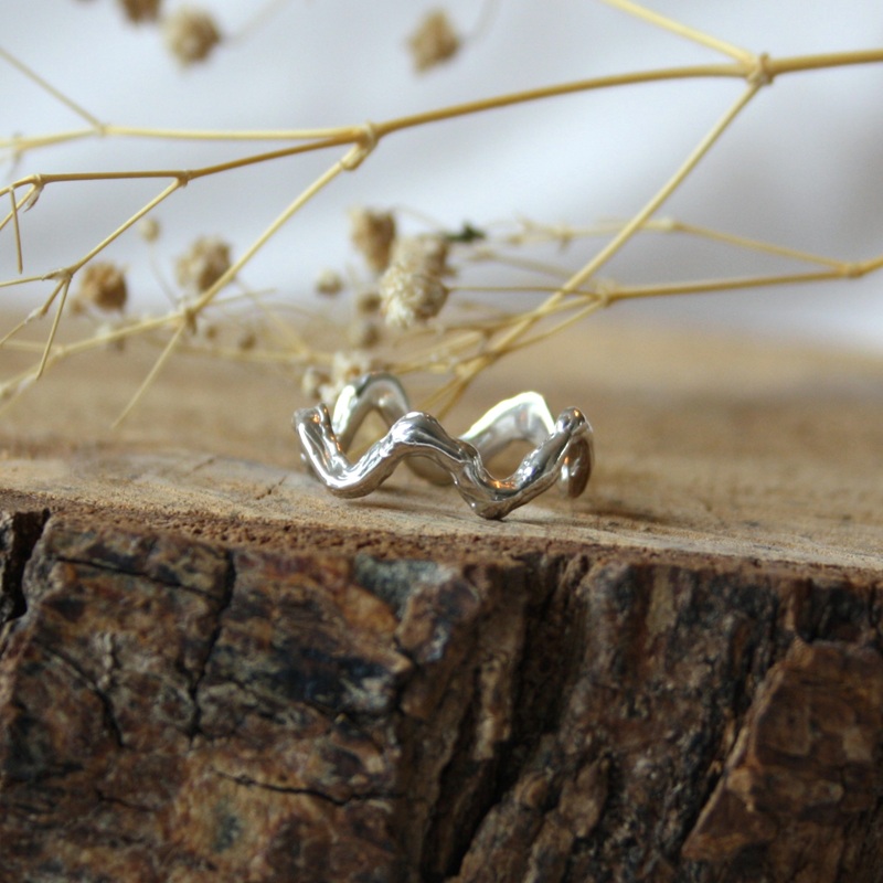 Zilveren Zigzag Ring